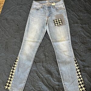 Leopard Print Boho Jeans